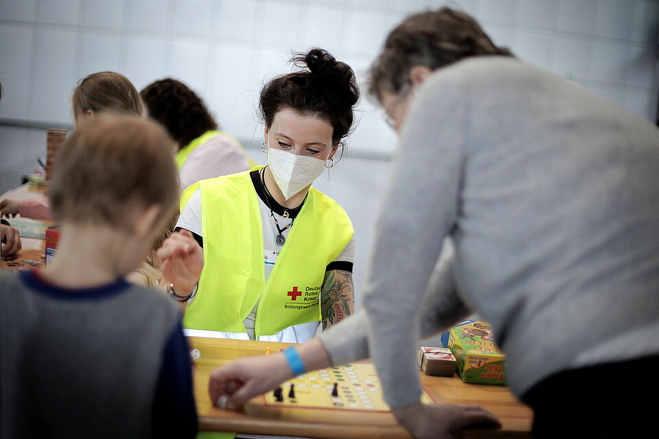 Aufnahmeeinrichtung Messe Leipzig